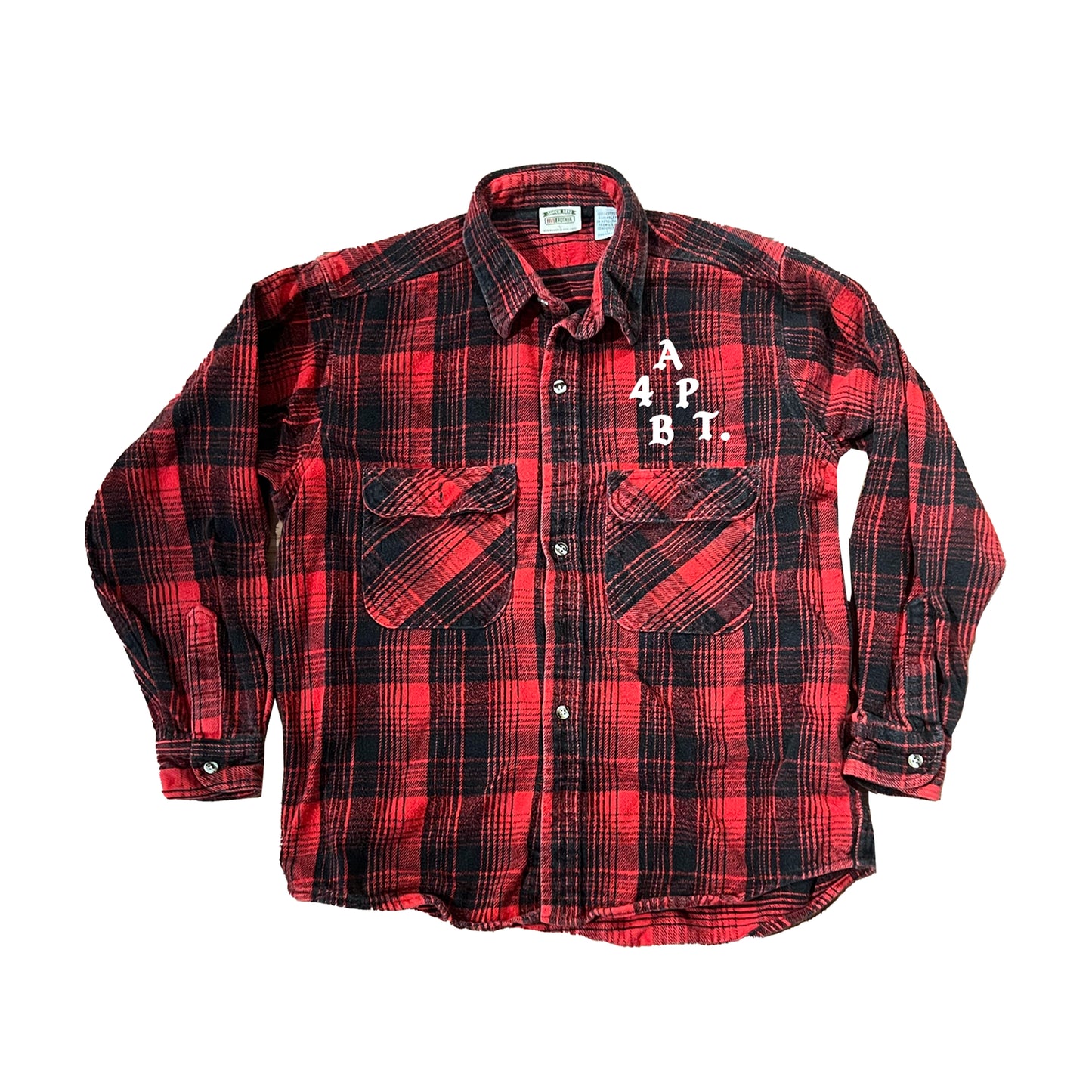 (re)Purposed by 4B Red + Black Flannel
