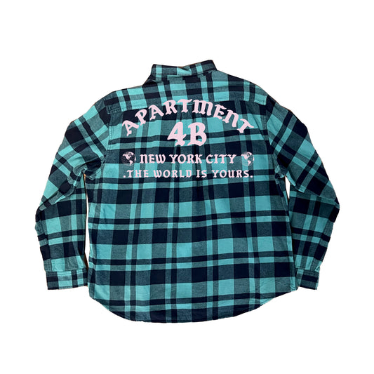 (re)Purposed by 4B Green Flannel