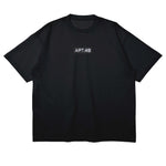 Black tee featuring the classic APT.4B Dynamo box logo. Essential heritage streetwear with a clean, architectural design.