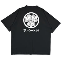 Black tee with 'Shogun' graphic print. A fusion of Japanese heritage storytelling and gritty New York street style.